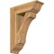 Ekena Millwork Legacy Traditional Rough Sawn Bracket w/ Offset Brace, Western Red Cedar, 8"W x 24"D x 32"H BKT0806X24X32LEC01RWR - alternate 1